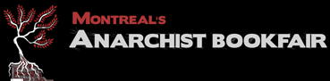 Montreal Anarchist Bookfair logo